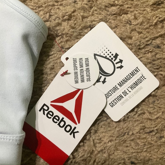 Reebok Women's Stronger Sports Bra with Mesh Panel and Removable Cups, Size-S - Picture 8 of 11